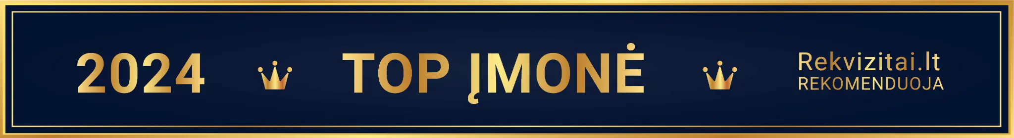 2024 TOP įmonė – Rekvizitai.lt rekomenduoja